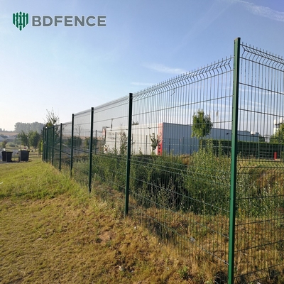 Heavy Duty Strong Welded Fence Panel Home Outdoor Decorative Privacy V Mesh Fence Panel For Garden Fence