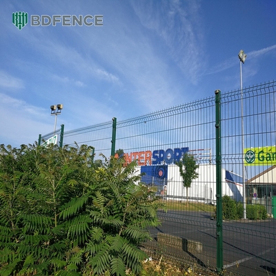 High Security Prism 3d Fence Panels Pvc Coated Metal Wall Fencing Panel Trellis Steel Galvanized 3d Netting Roof Top Fen