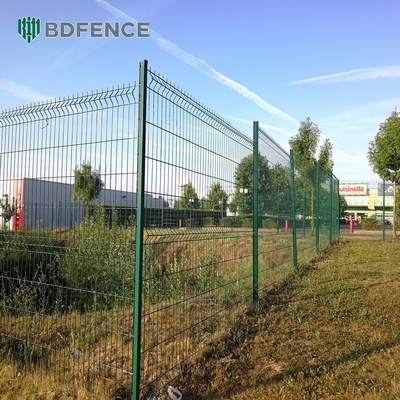 High Security Prism 3d Fence Panels Pvc Coated Metal Wall Fencing Panel Trellis Steel Galvanized 3d Netting Roof Top Fen