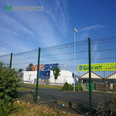 High Security Prism 3d Fence Panels Pvc Coated Metal Wall Fencing Panel Trellis Steel Galvanized 3d Netting Roof Top Fen