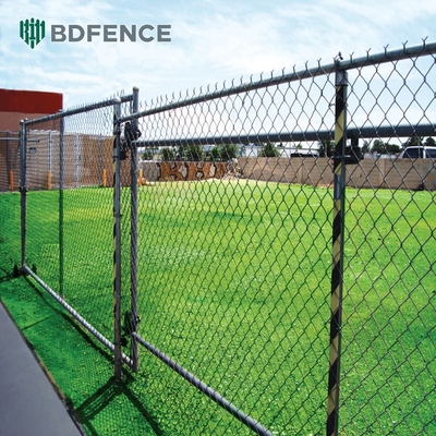 6ft 8ft Chain Link Fence With PVC Coated And Galvanized Finish