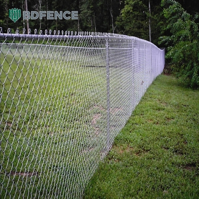 6ft 8ft Chain Link Fence With PVC Coated And Galvanized Finish