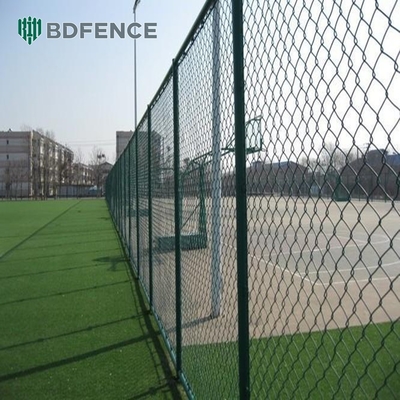 6ft 8ft Chain Link Fence With PVC Coated And Galvanized Finish