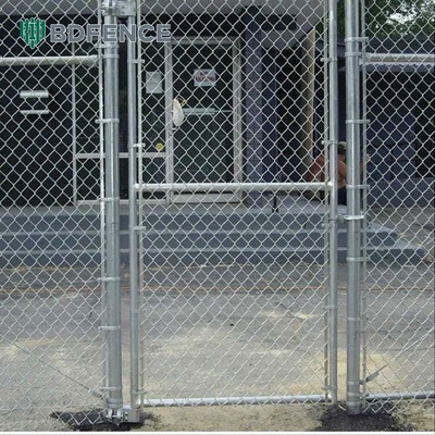 8 Foot PVC Coated Chain Link Fence Direct 4m-50m Length Round Post