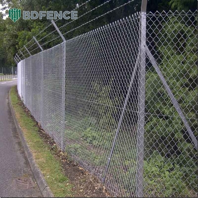 76mm Post Rail Chain Link Fence Perfect Choice For Sports Fields And Backyards