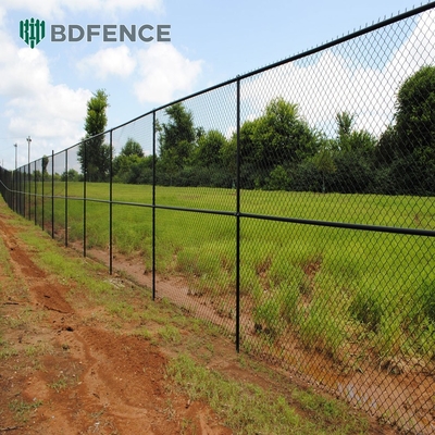 76mm Post Rail Chain Link Fence Perfect Choice For Sports Fields And Backyards