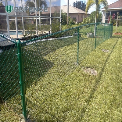 76mm Post Rail Chain Link Fence Perfect Choice For Sports Fields And Backyards