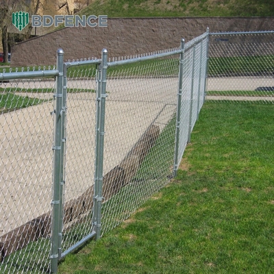 76mm Post Rail Chain Link Fence Perfect Choice For Sports Fields And Backyards