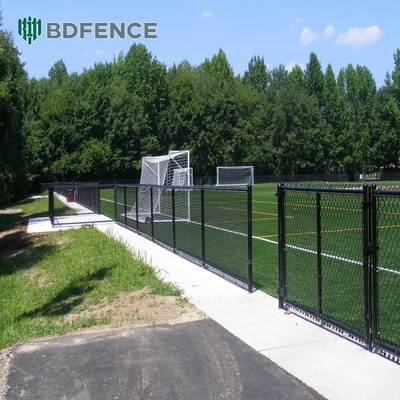 76mm Post Rail Chain Link Fence Perfect Choice For Sports Fields And Backyards