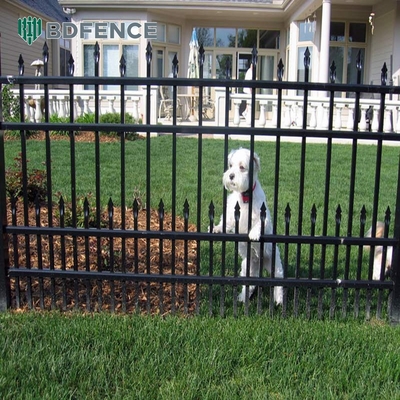 6ftx8ft Metal Tube Anti Rust Security Steel Fence Wrought Iron Fence Panels