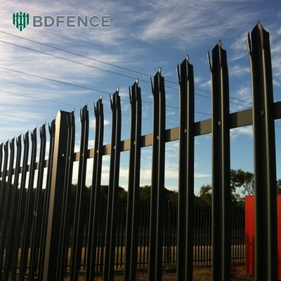 Custom Residential Steel Fencing Black Metal Picket Decorative Wrought Iron Fence Ornamental Steel Fence
