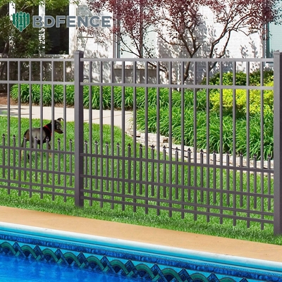 High Security Galvanized Metal Palisade Tubular Fence For Easy Assembly And Sustainable