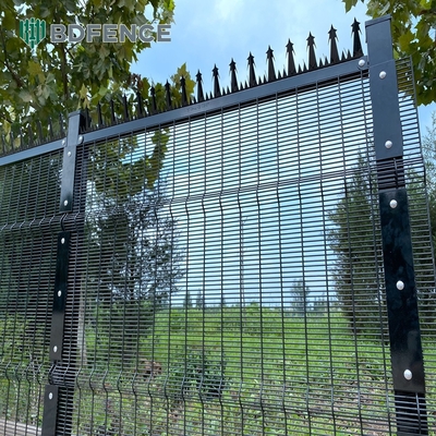 358 Wire Mesh Clearview Metal Steel Outdoor Clear Security Fence Panels Clear View