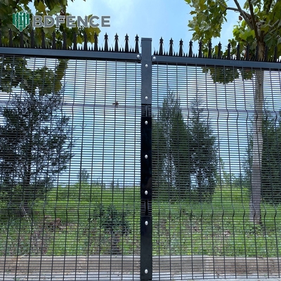 358 Wire Mesh Clearview Metal Steel Outdoor Clear Security Fence Panels Clear View