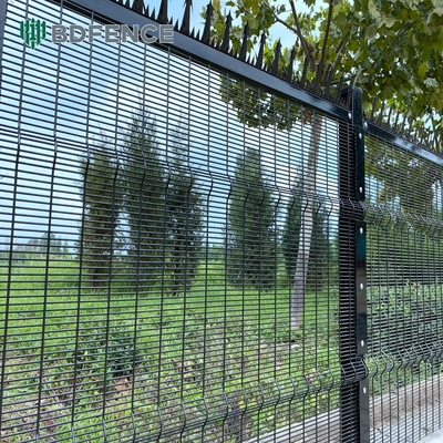 358 Wire Mesh Clearview Metal Steel Outdoor Clear Security Fence Panels Clear View