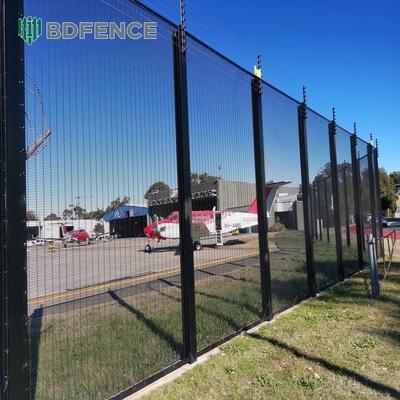 High Security Durable Clear View Anti Climb 358 Welded Wire Mesh Fence For Airport Project