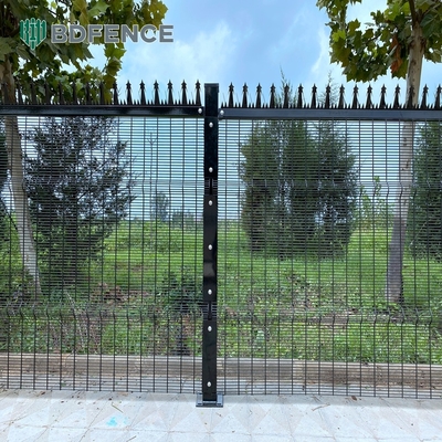 High Security Durable Clear View Anti Climb 358 Welded Wire Mesh Fence For Airport Project