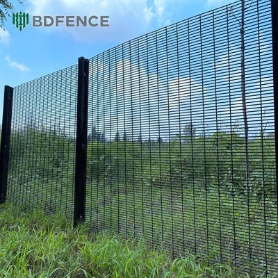 358 Anti Climb Pvc Coated Fence Boundary Wall Grill Design Clear View