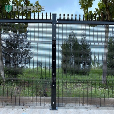358 Anti Climb Pvc Coated Fence Boundary Wall Grill Design Clear View