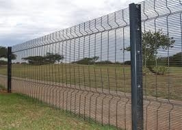 Galvanized Welded Powder Coated Wire Mesh Exterior Fencing Security Fence 358 Anti Climb Fence Panel