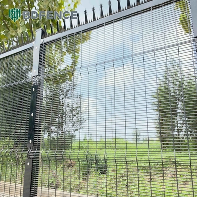 Customizable High Security Fence Panels Architectural Small Hole Wire Mesh Fence Anti Climb 358 Welded Mesh Fence Or Security