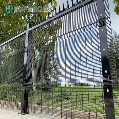 Powder Coated Welded Mesh 358 Anti Climb Anti Cut Fence Outdoor Security 358 Mesh Fencing for Sale