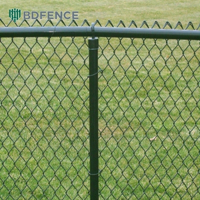 Hardware Jamaica Stadium Diamond Chain Link Fence Round Post