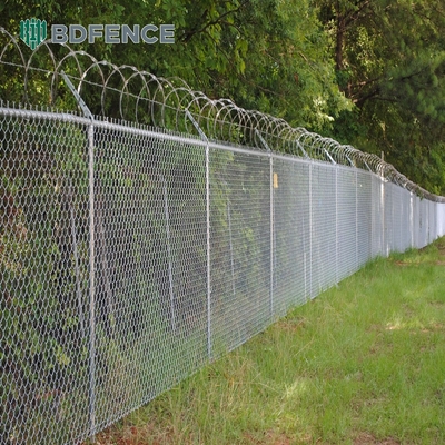 5 Foot Black Diamond Chain Link Fence Vinyl Plastic Coated 60mm Heat Stainless Steel Powder Coated Security Fence Panels Sale