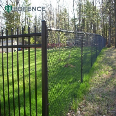 Hardware Jamaica Stadium Diamond Chain Link Fence Round Post