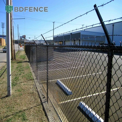 6 9 10 Gauge Cyclone Wire Fence 4ft 5ft 6ft 7ft 8ft 10ft Industry Galvanized Chain Link Fences Roll