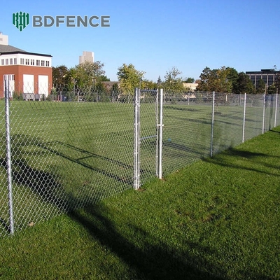 Extensions 100 Meters  Diamond Chain Link Fence Hot Dip Galvanized Wire Mesh Fence