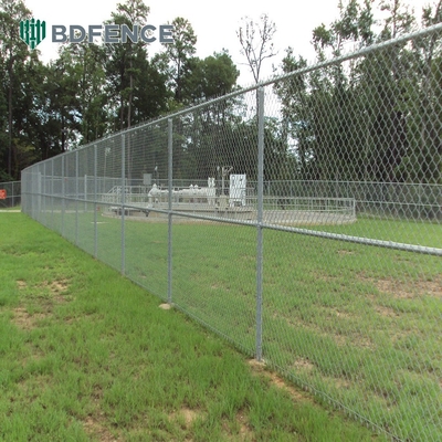 Extensions 100 Meters  Diamond Chain Link Fence Hot Dip Galvanized Wire Mesh Fence