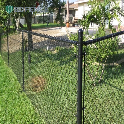 Extensions 100 Meters  Diamond Chain Link Fence Hot Dip Galvanized Wire Mesh Fence