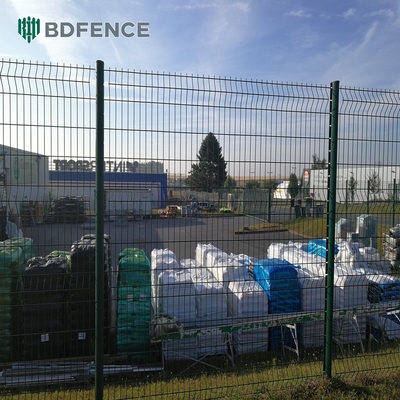 High Security Prism 3d Fence Panels Pvc Coated Metal Wall Fencing Panel Trellis Steel Galvanized 3d Netting Roof Top Fen
