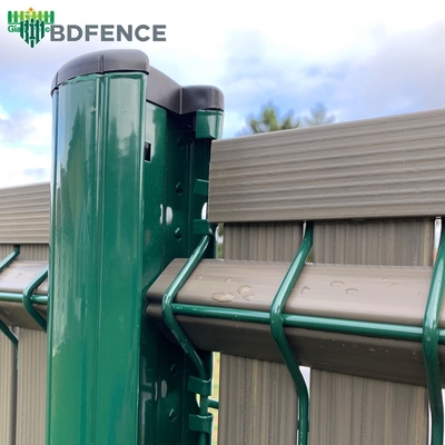 High Security Wire Mesh Fence 3D V Bending Curved Garden Farm Fence for Perimeter Security