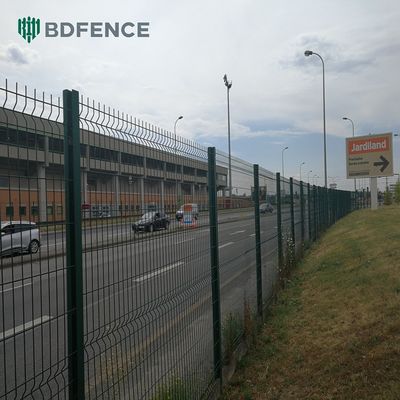 High Quality Galvanized Steel Metal PVC Coated 3d v Bending Curved Garden Welded Wire Mesh Panel