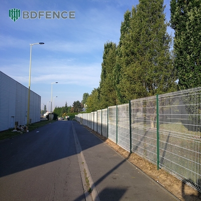 4 X 4 Outdoor Garden Metal 3D Fencing Welded Wire Mesh 3D Fence With Low Carbon Steel Wire