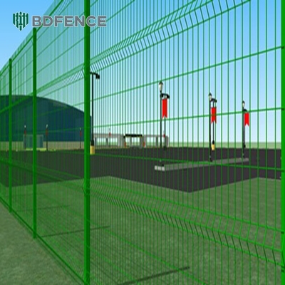 Security Curved Metal Pvc Powder Coated 3d Welded Wire Mesh Fence Panels