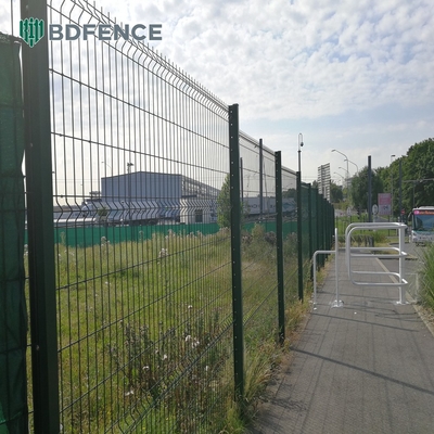 Bulk Metal 3d Welded Wire Mesh Fence Panel Easily Assembled Pvc Coated Black Green Steel Iron Galvanized Garden Fence
