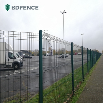3mm 3d Fence Panels Coated Border Green Garden Wire Mesh Fence With V Folds