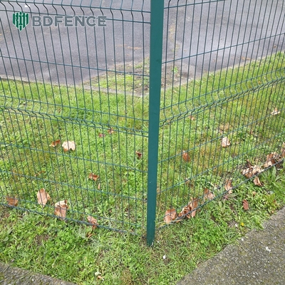 3mm 3d Fence Panels Coated Border Green Garden Wire Mesh Fence With V Folds