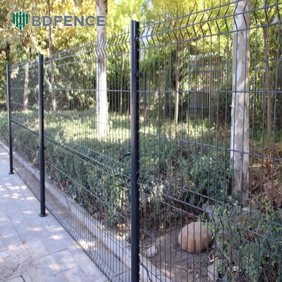 3mm 3d Fence Panels Coated Border Green Garden Wire Mesh Fence With V Folds
