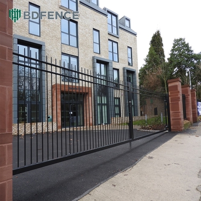 Canada Market Easy Installed Powder Coated Black Wrought Iron Fence