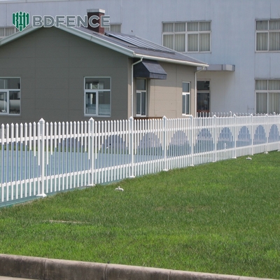 ISO 9001-2008 Spear Top Metal Fence Picket Low Tubular Steel Fence