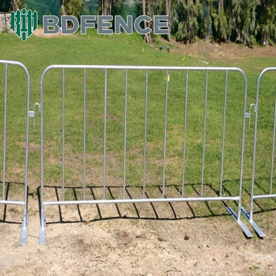 Powder Coated 3D Modeling Crowd Barrier Fencing 1.8m Height