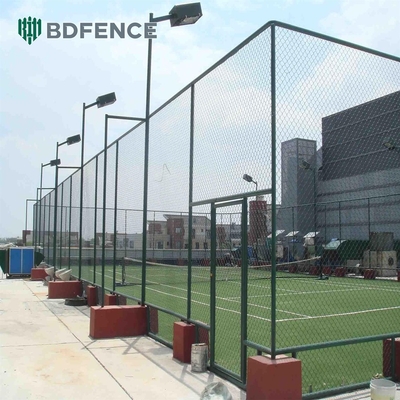 Low Carbon Steel Wire 4ft 5ft 6ft 8ft 10ft Roll Wire Mesh Fence Chain Link Fence Roll 50ft Galvanized Steel