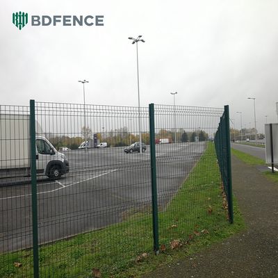 Home & Outdoor 3D Curved Welded Wire Mesh Garden Fence Panel Decorative Outdoor Fencing Trellis & Gates