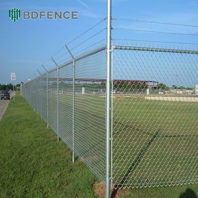 Cheap Galvanized Diamond Wire Netting Pvc Chain Link Fence for Seaside Fence