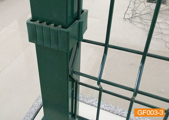 Square Post 3D Welded V Mesh Security Fencing