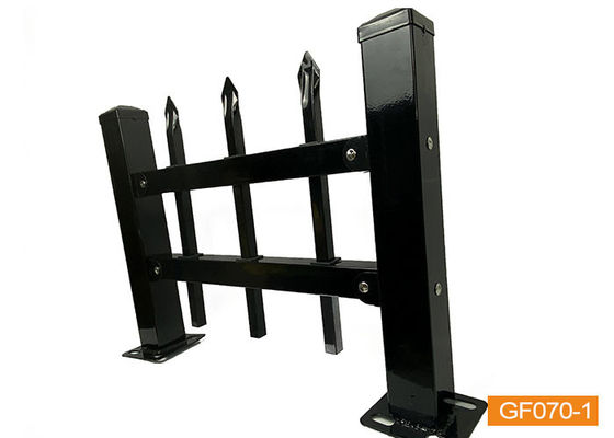 Garden Black Metal Wrought Iron Fences Trellis Metal Iron Aluminium Tubular